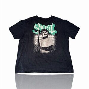 Ghost Band T-Shirt Men's 2XL Black Papa Emeritus Baseball Batter The Warriors